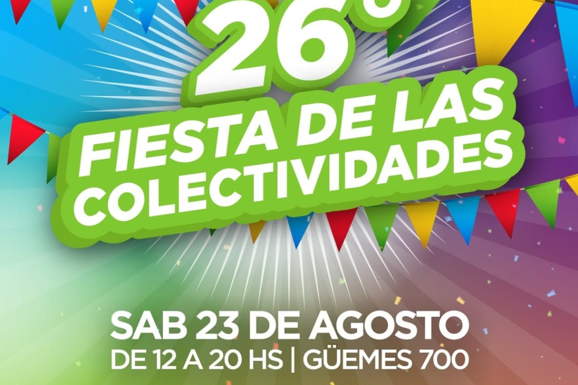 Llega la 26º Fiesta de las Colectividades: gastronomía, cultura y espectáculos en Parque La Estación